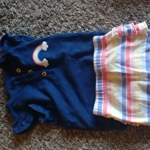 Baby Girl Rainbow Outfit